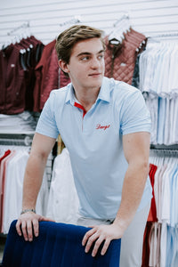 HORN LEGEND GAMEDAY - POLOS DAWGS CROSS HATCH POLO
