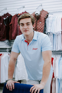 HORN LEGEND GAMEDAY - POLOS DAWGS CROSS HATCH POLO