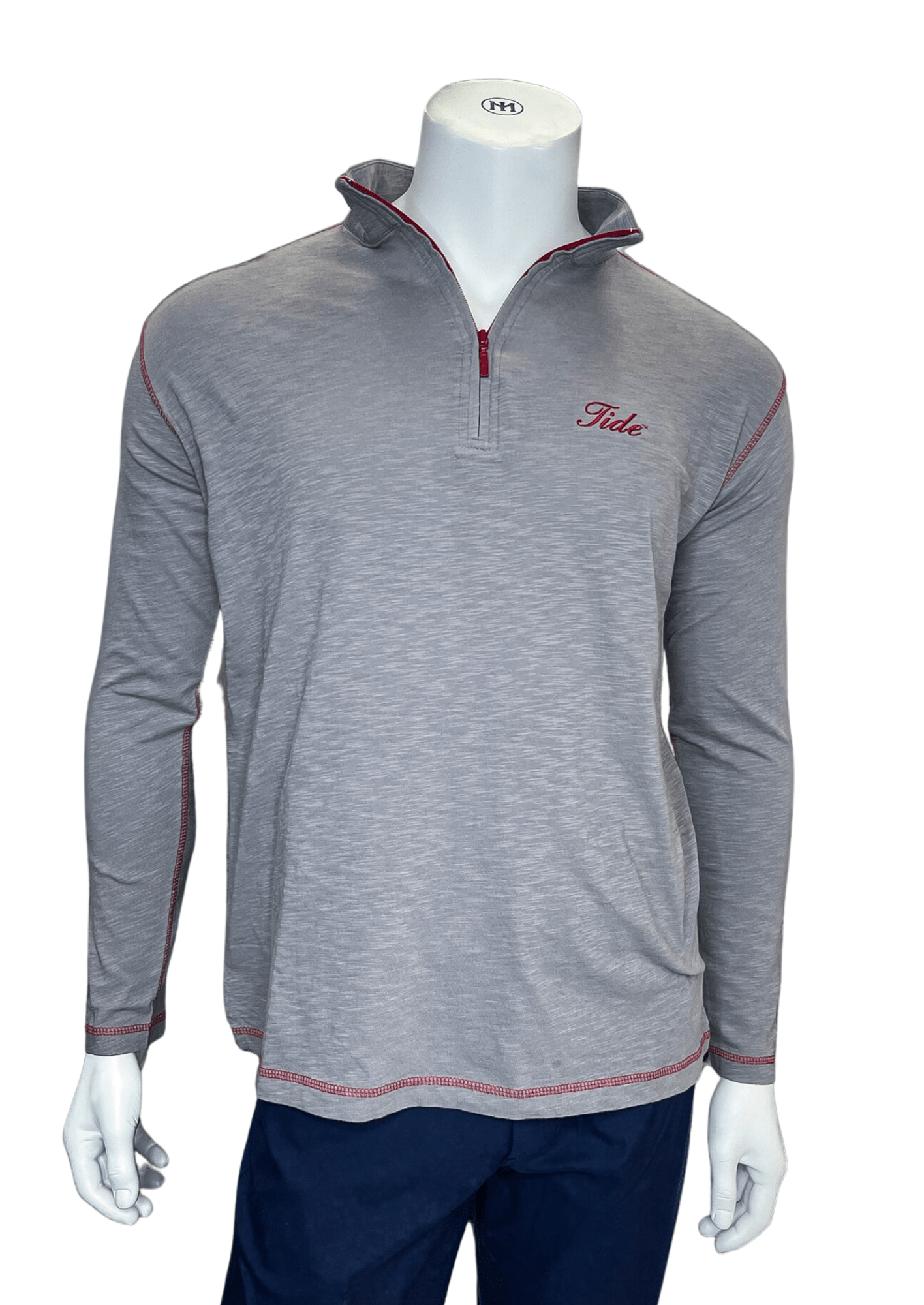HORN LEGEND GAMEDAY - UNIVERSITY OF ALABAMA - TIDE - 14 ZIPS TIDE COTTON 1/4  ZIP
