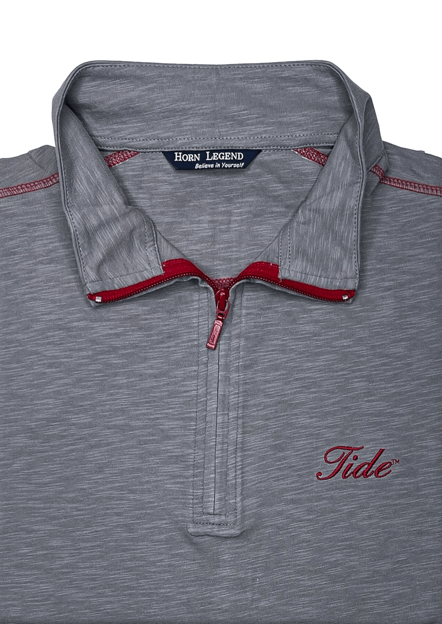 HORN LEGEND GAMEDAY - UNIVERSITY OF ALABAMA - TIDE - 14 ZIPS TIDE COTTON 1/4  ZIP
