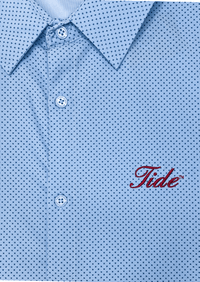 HORN LEGEND GAMEDAY - UNIVERSITY OF ALABAMA - TIDE - POLOS TIDE TROPIC CHECK SHORT SLEEVE BUTTON DOWN