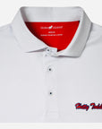 HORN LEGEND SHIRTS - POLO WHITE/SERENITY / S HOTTY TODDY DOT POLO WHITE/SERENITY