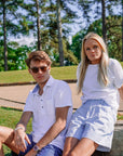 INCLAN STUDIO WOMENS - CANTERBURY WHITE / S LONDON TOP