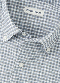 PETER MILLAR SHIRTS - LS SPORT CASHIERS PERFORMANCE TWILL
