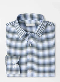 PETER MILLAR SHIRTS - LS SPORT CASHIERS PERFORMANCE TWILL