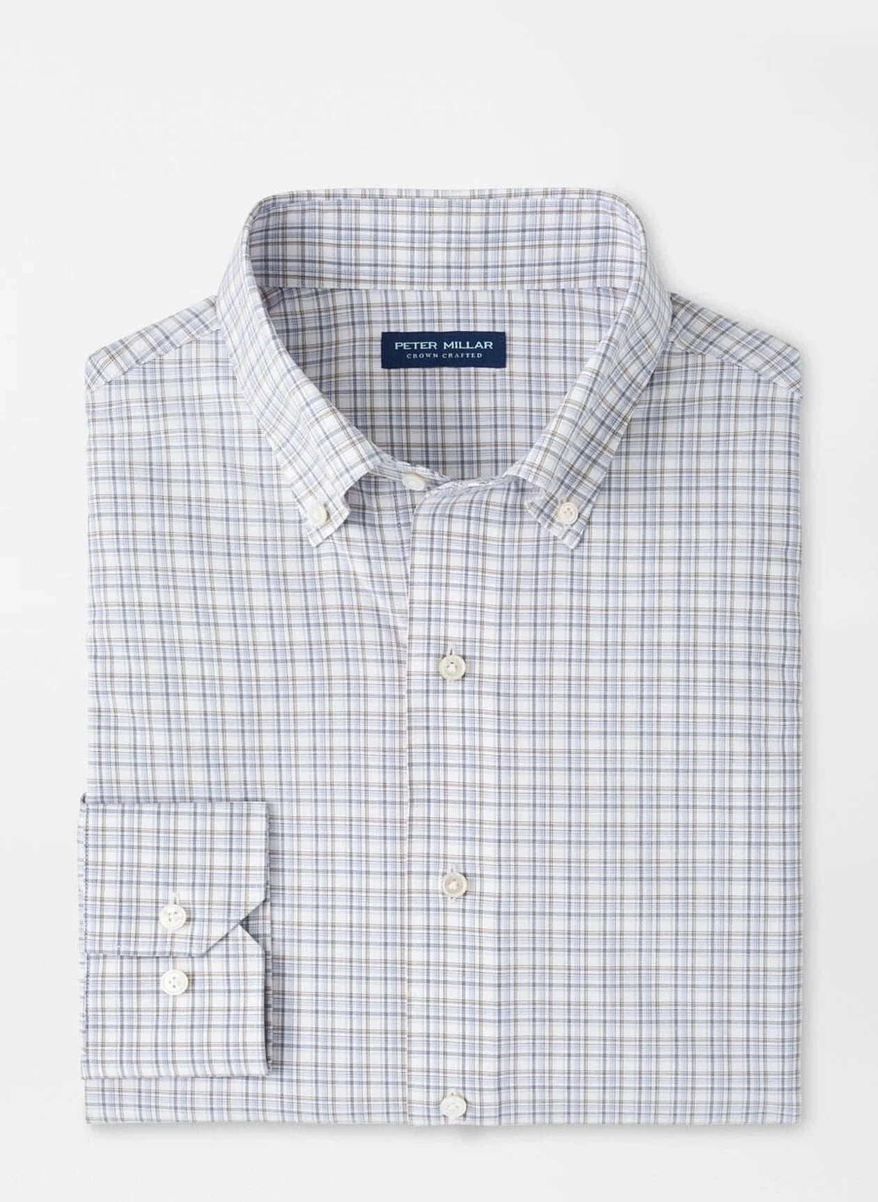 PETER MILLAR SHIRTS - LS SPORT NEB / M CARTER PERFORMANCE POPLIN SHIRT
