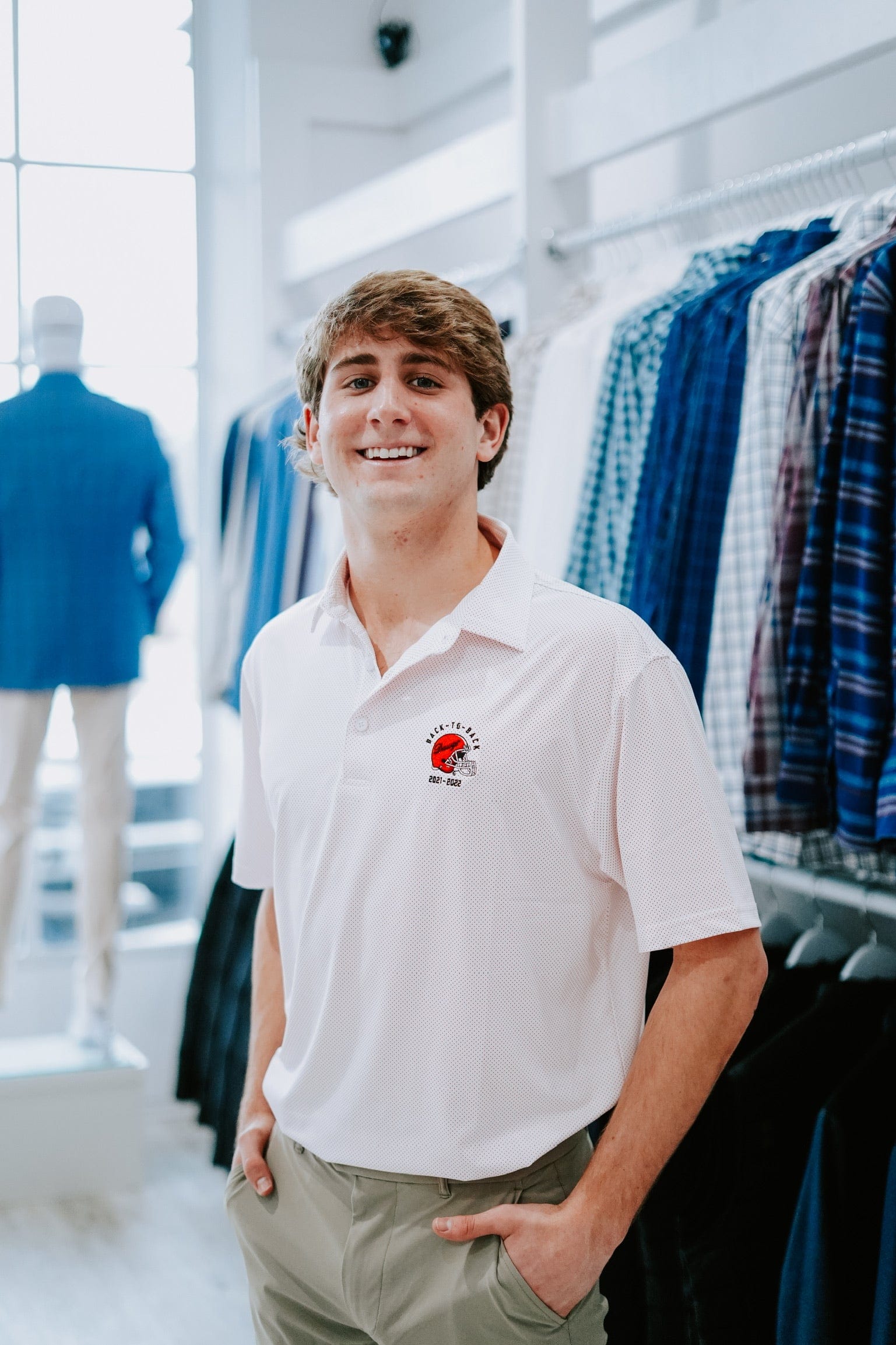 HORN LEGEND GAMEDAY - UNIVERSITY OF GEORGIA - BACK-TO-BACK - POLO DAWGS BACK-TO-BACK DOT POLO