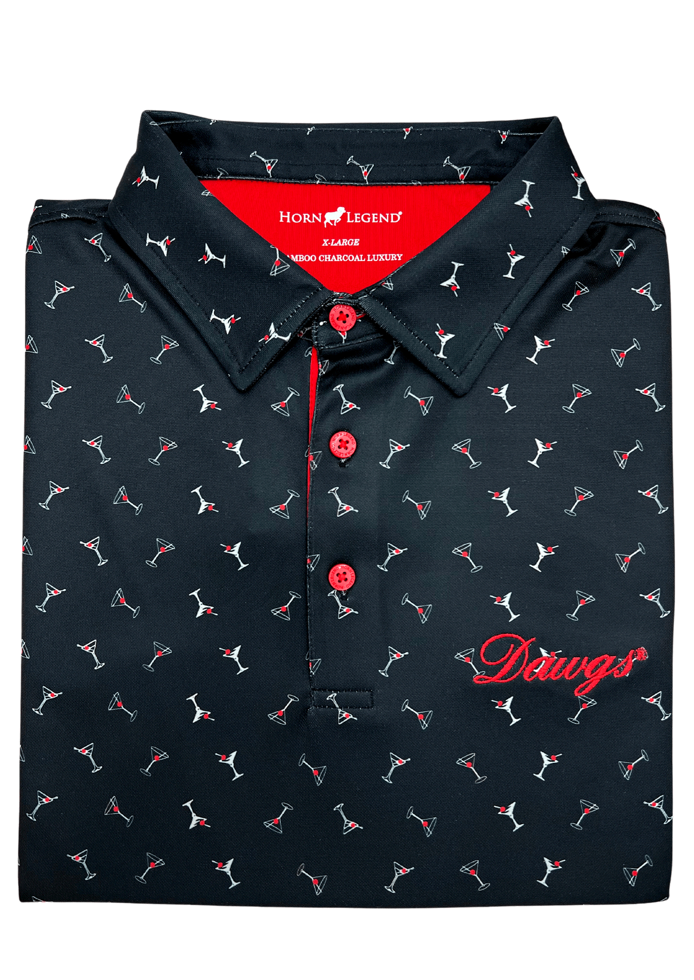HORN LEGEND POLOS BLACK / S DAWGS MARTINI POLO