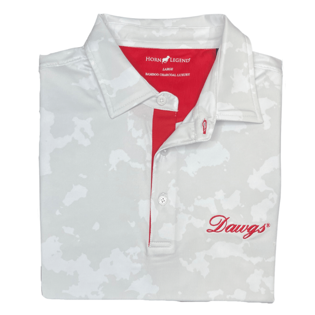 HORN LEGEND POLOS DAWGS CAMO POLO