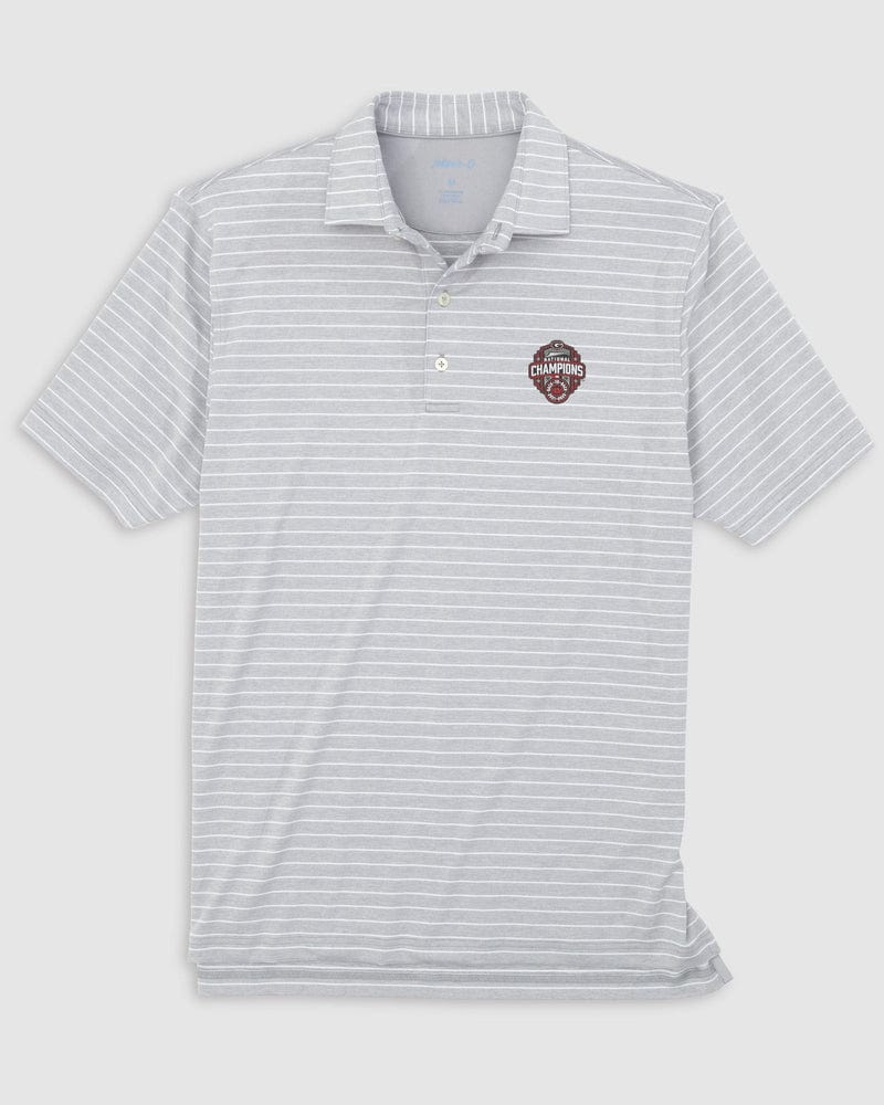 UGA 2022 CFP NC- Newton Striped Polo â Christopher Mobley
