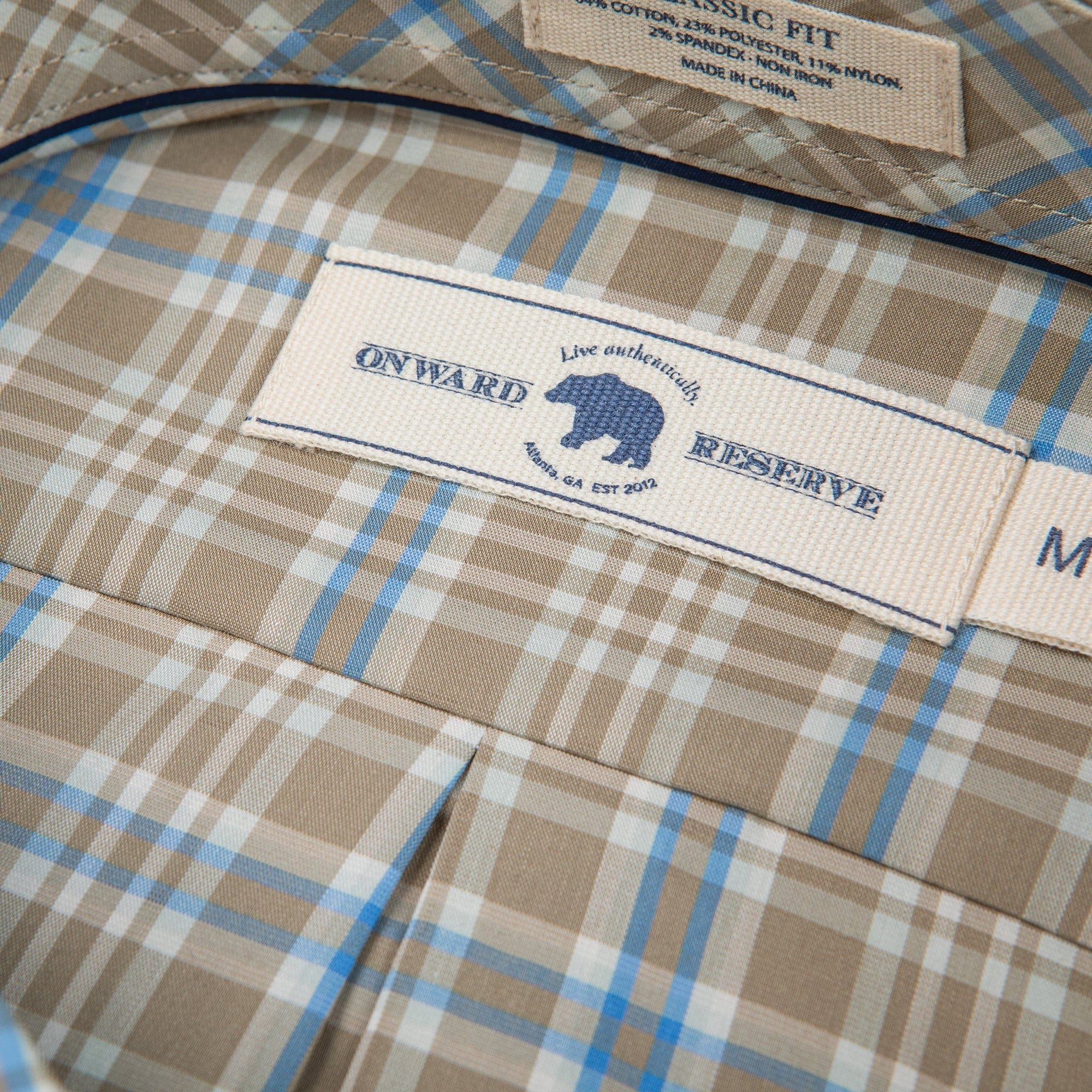 ONWARD RESERVE Sport Shirts HUDSON QUAD CLASSIC FIT BUTTON DOWN
