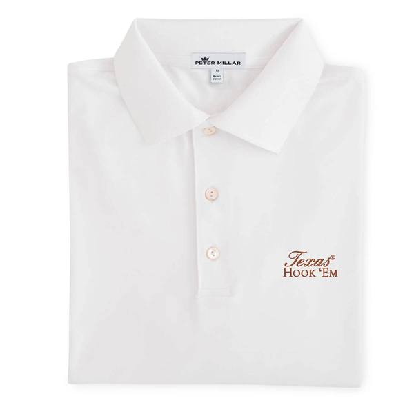 Peter Millar Texas Longhorns Jubilee Stripe Performance Polo