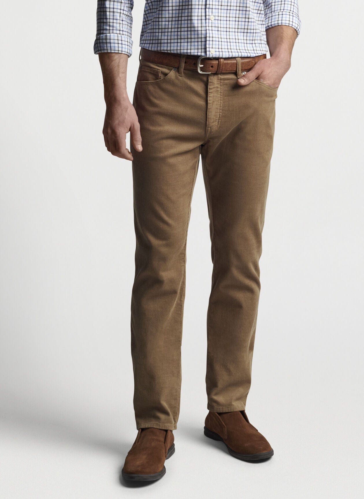 PETER MILLAR PANTS - FIVE POCKET SUPERIOR SOFT CORDUROY FIVE-POCKET