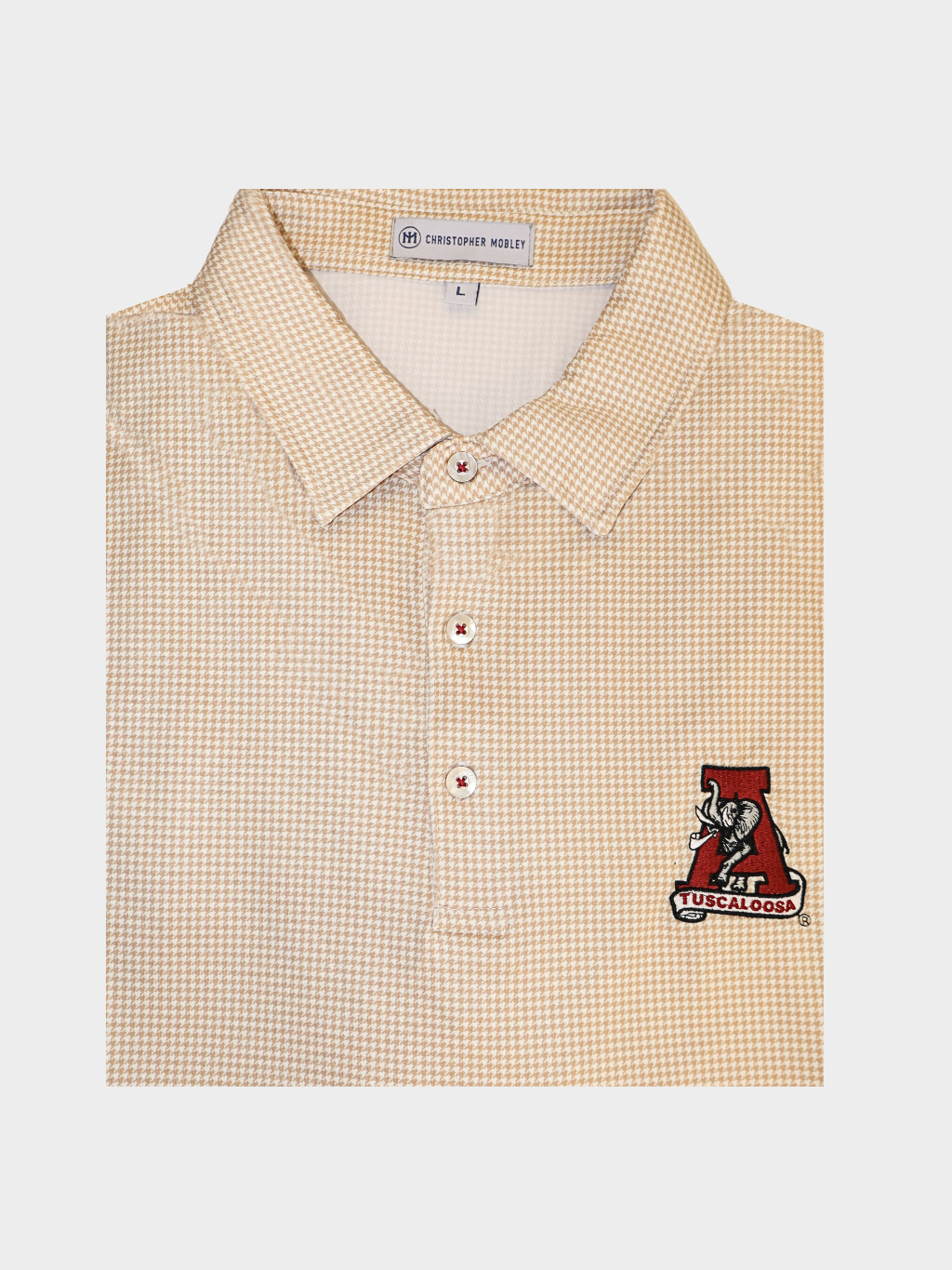 CM VAULT HOUNDSTOOTH POLO