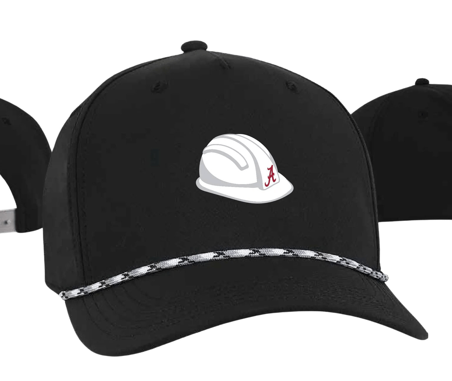 AHEAD Accessories - HATS - SNAPBACK BLACK / CLASSIC FIT HARD HAT AEROSPHERE ROPE SNAP BACK