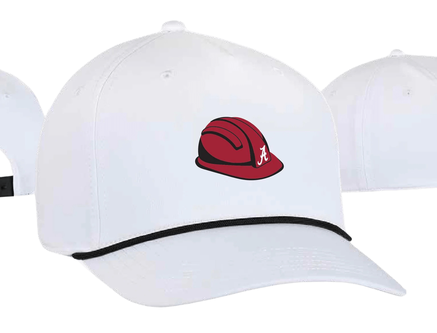 AHEAD Accessories - HATS - SNAPBACK WHITE / CLASSIC FIT HARD HAT AEROSPHERE ROPE SNAP BACK