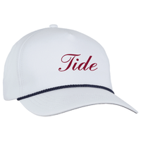 AHEAD Accessories - HATS - TRUCKER WHITE / CLASSIC FIT TIDE AEROSPHERE ROPE SNAP BACK