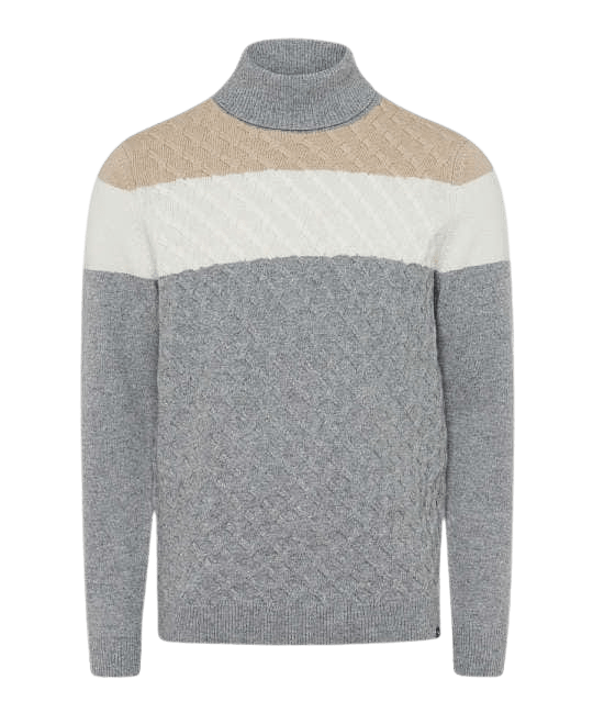 BRAX SWEATERS PLATINUM / M BRIAN SWEATER