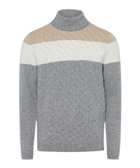 BRAX SWEATERS PLATINUM / M BRIAN SWEATER