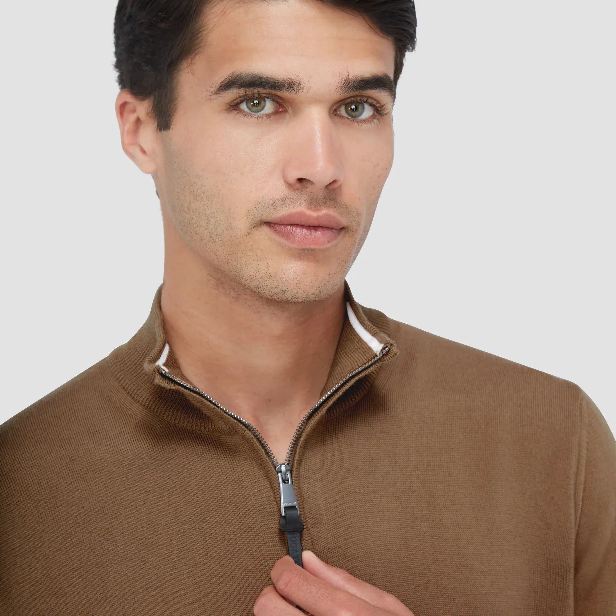 BUGATCHI SWEATERS SPENCER 1/4 ZIP