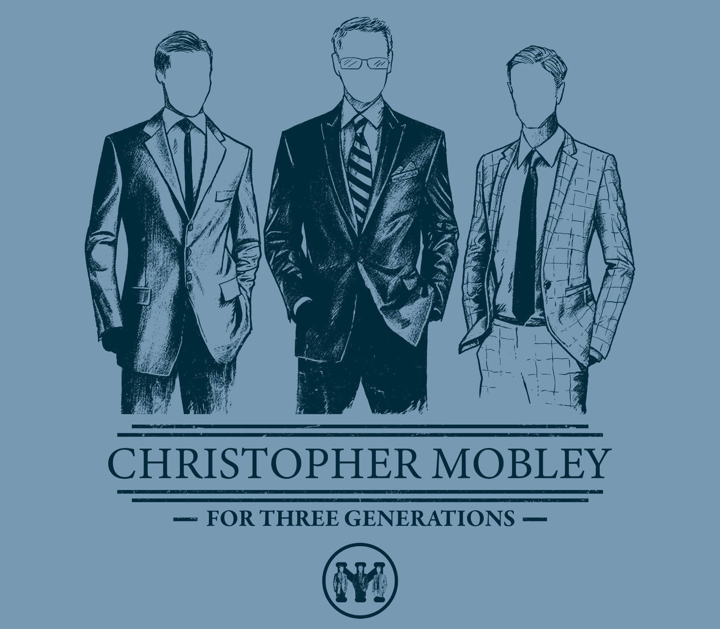 Christopher Mobley BLUE / M CM T-SHIRT