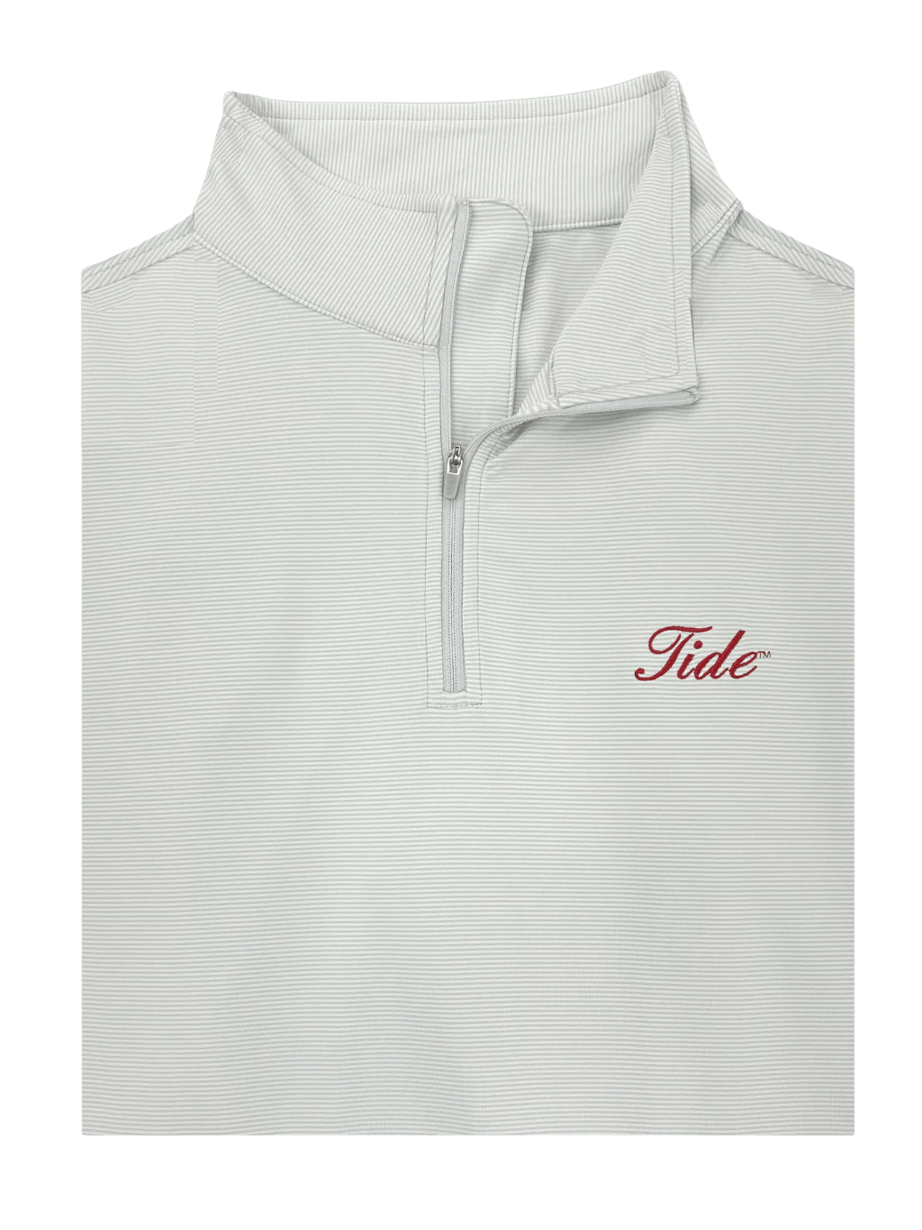 Christopher Mobley GAMEDAY - UNIVERSITY OF ALABAMA - TIDE - 14 ZIPS GREY / S CM TIDE JUBILEE STRIPE 1/4 ZIP