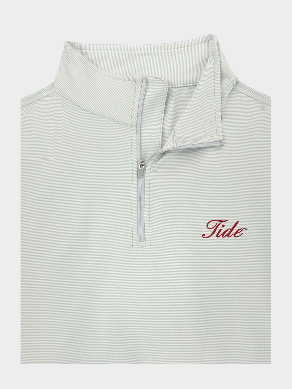 Christopher Mobley GAMEDAY - UNIVERSITY OF ALABAMA - TIDE - 14 ZIPS GREY / S CM TIDE JUBILEE STRIPE 1/4 ZIP