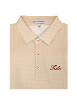 Christopher Mobley GAMEDAY - UNIVERSITY OF ALABAMA - TIDE - POLOS SAND / S CM TIDE POLO HOUNDSTOOTH