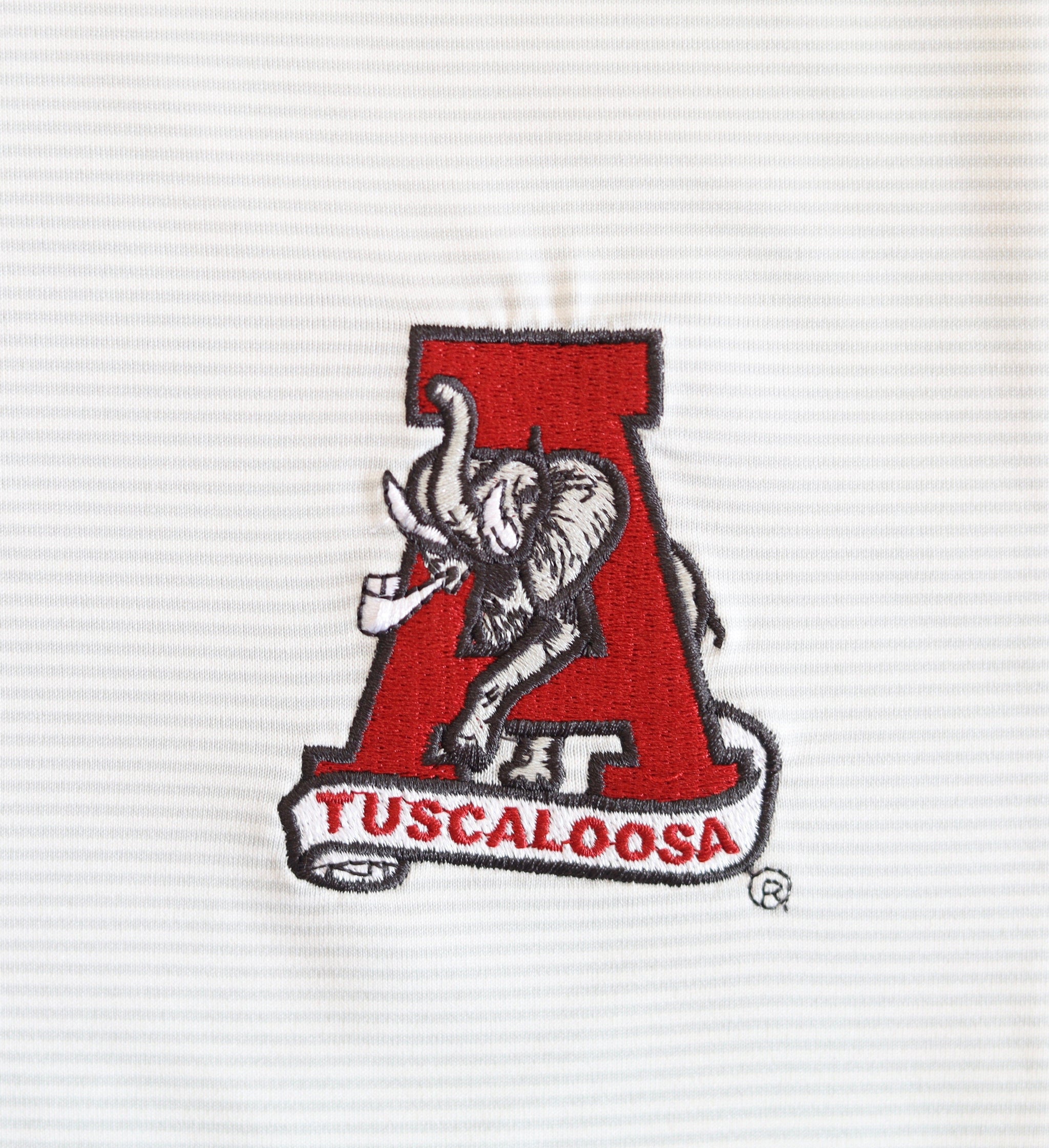Christopher Mobley GAMEDAY - UNIVERSITY OF ALABAMA - TUSCALOOSA VAULT A - POLOS CM VAULT POLO JUBILEE STRIPE