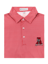 Christopher Mobley GAMEDAY - UNIVERSITY OF ALABAMA - TUSCALOOSA VAULT A - POLOS CRIMSON / S CM VAULT HOUNDSTOOTH POLO