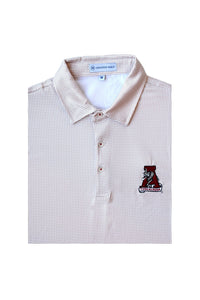 Christopher Mobley GAMEDAY - UNIVERSITY OF ALABAMA - TUSCALOOSA VAULT A - POLOS SAND / S CM VAULT HOUNDSTOOTH POLO