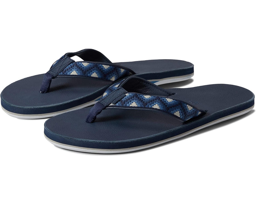 HARI MARI FOOTWEAR - SANDALS NAVY / 10 MENS FIELDS CAMINO FLIP FLOPS