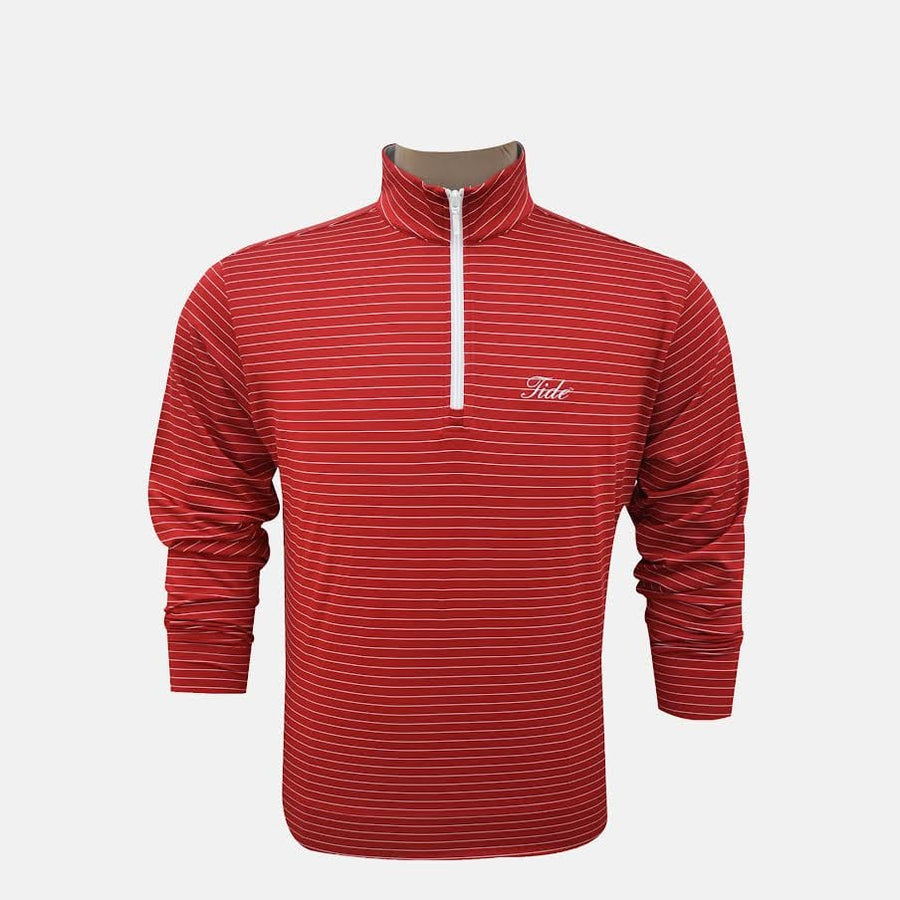 HORN LEGEND 1/4 ZIP TIDE STRIPE 1/4 ZIP