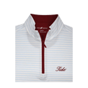 HORN LEGEND 1/4 ZIP WHITE/SERENITY / S TIDE STRIPE 1/4 ZIP