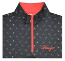 HORN LEGEND GAMEDAY - 14 ZIP BLACK / S DAWGS MARTINI 1/4 ZIP