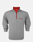 HORN LEGEND GAMEDAY - 14 ZIP CHARCOAL/WHITE / M DAWGS SMALL STRIPE RED ZIPPER 1/4 ZIP