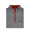 HORN LEGEND GAMEDAY - 14 ZIP CHARCOAL/WHITE / S DAWGS SMALL STRIPE RED ZIPPER 1/4 ZIP