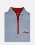 HORN LEGEND GAMEDAY - 14 ZIP DAWGS SMALL STRIPE RED ZIPPER 1/4 ZIP