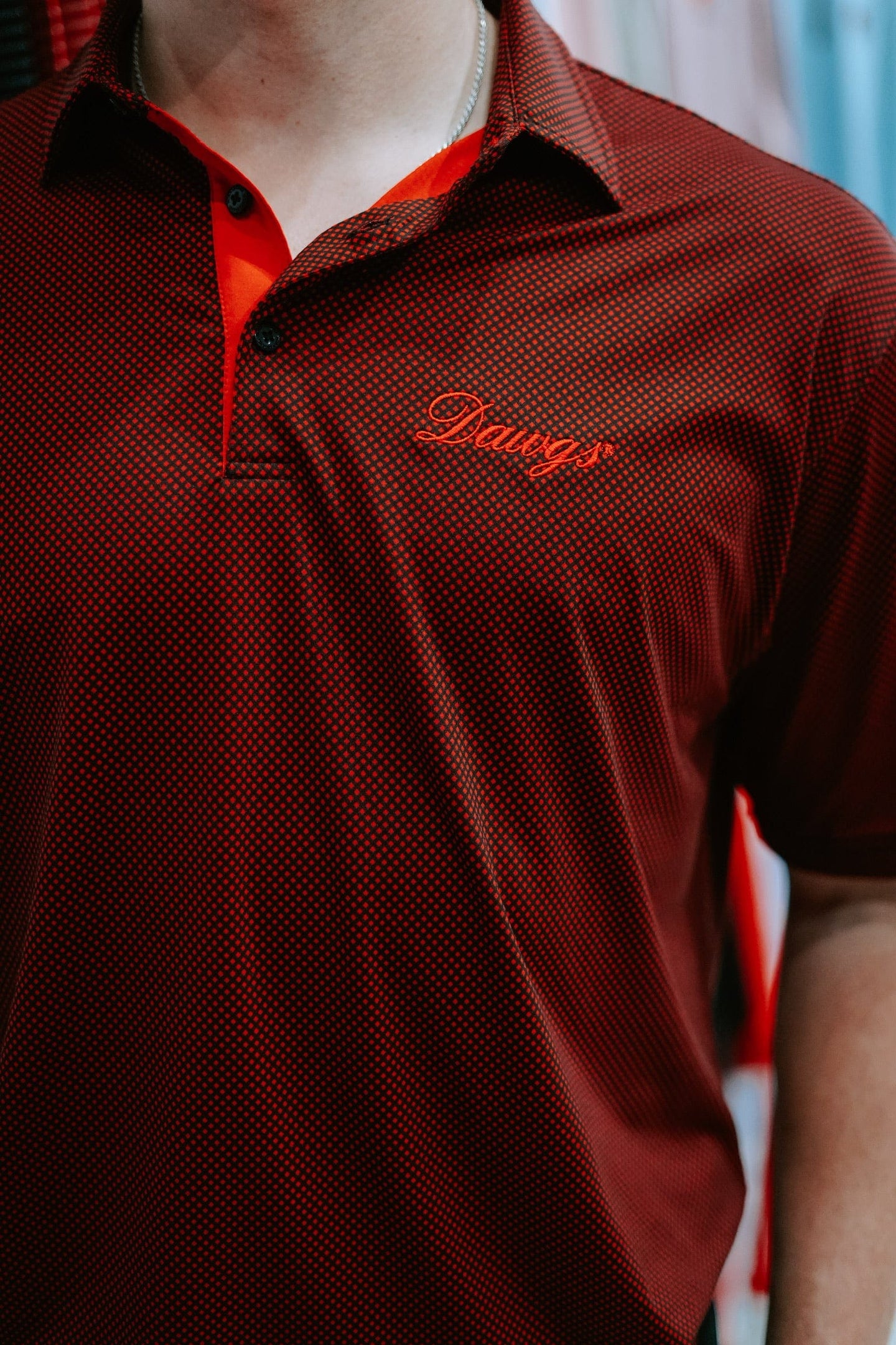 HORN LEGEND GAMEDAY - POLOS DAWGS CROSS HATCH POLO