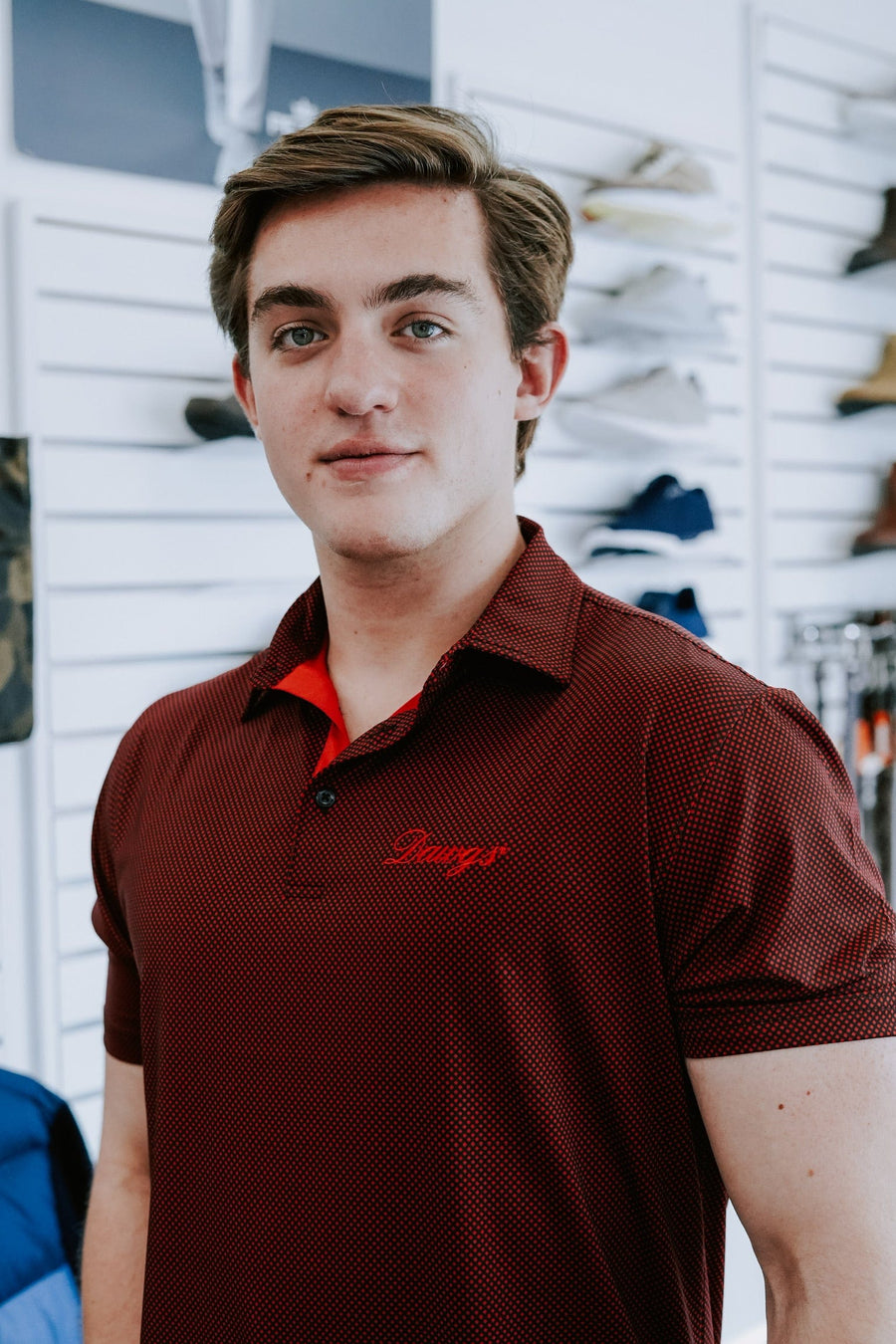 HORN LEGEND GAMEDAY - POLOS DAWGS CROSS HATCH POLO
