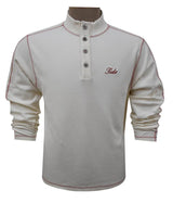 HORN LEGEND GAMEDAY - UNIVERSITY OF ALABAMA - TIDE - 14 ZIPS NATURAL/CRIMSON / M TIDE SWEATER HENLEY