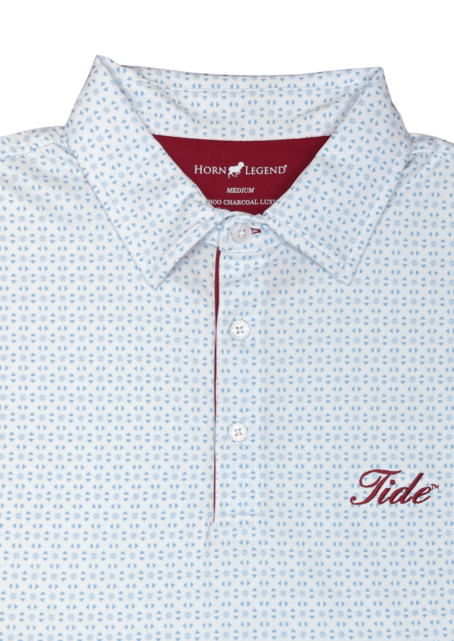HORN LEGEND GAMEDAY - UNIVERSITY OF ALABAMA - TIDE - POLOS Tide Kaleidoscope Polo