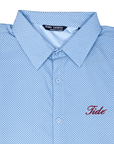 HORN LEGEND GAMEDAY - UNIVERSITY OF ALABAMA - TIDE - POLOS TIDE TROPIC CHECK SHORT SLEEVE BUTTON DOWN