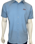 HORN LEGEND GAMEDAY - UNIVERSITY OF ALABAMA - TIDE - POLOS TIDE TROPIC CHECK SHORT SLEEVE BUTTON DOWN