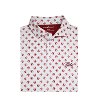 HORN LEGEND GAMEDAY - UNIVERSITY OF ALABAMA - TIDE - POLOS WHITE/CRIMSON / 2XL TIDE WHISKEY GLASSES POLO