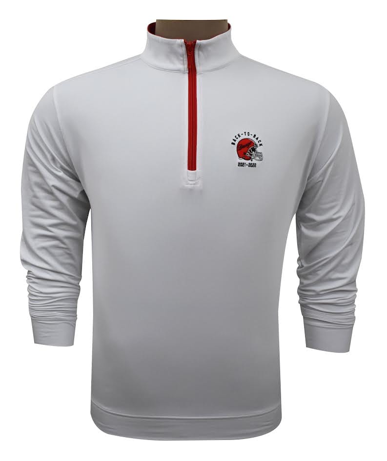 HORN LEGEND GAMEDAY - UNIVERSITY OF GEORGIA - BACK-TO-BACK - 14 ZIP DAWGS BACK-TO-BACK SOLID 1/4 ZIP