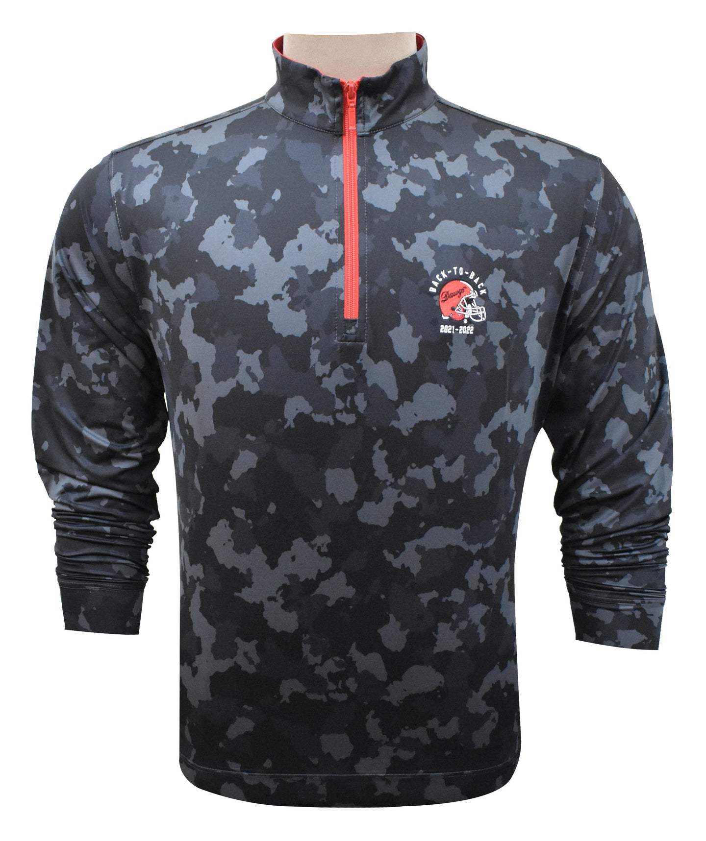 HORN LEGEND GAMEDAY - UNIVERSITY OF GEORGIA - BACK-TO-BACK DAWGS BACK-TO-BACK CAMO 1/4 ZIP