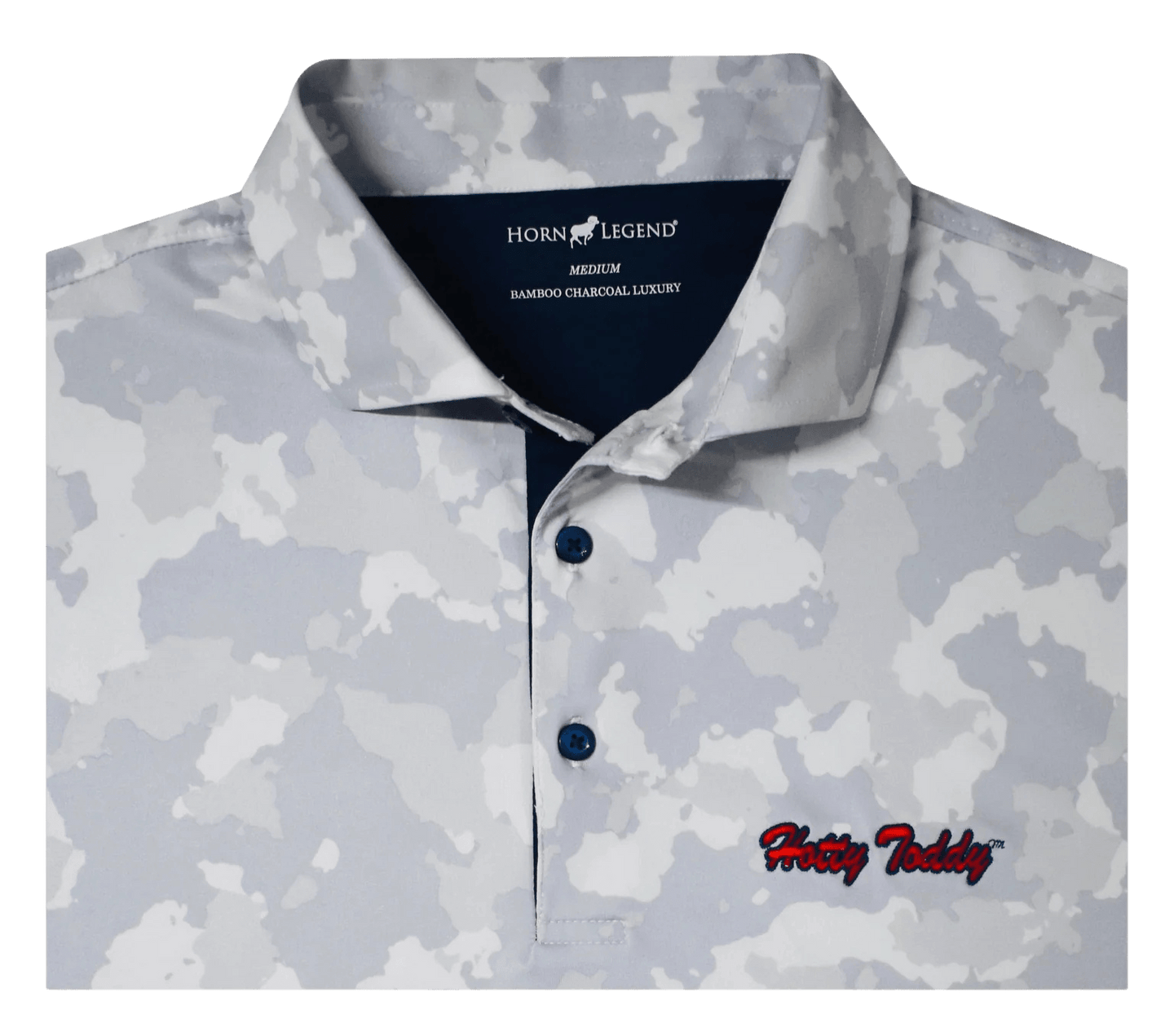 HORN LEGEND GAMEDAY - UNIVERSITY OF MISSISSIPPI - OXFORD - POLOS GREY / S HOTTY TODDY CAMO POLO