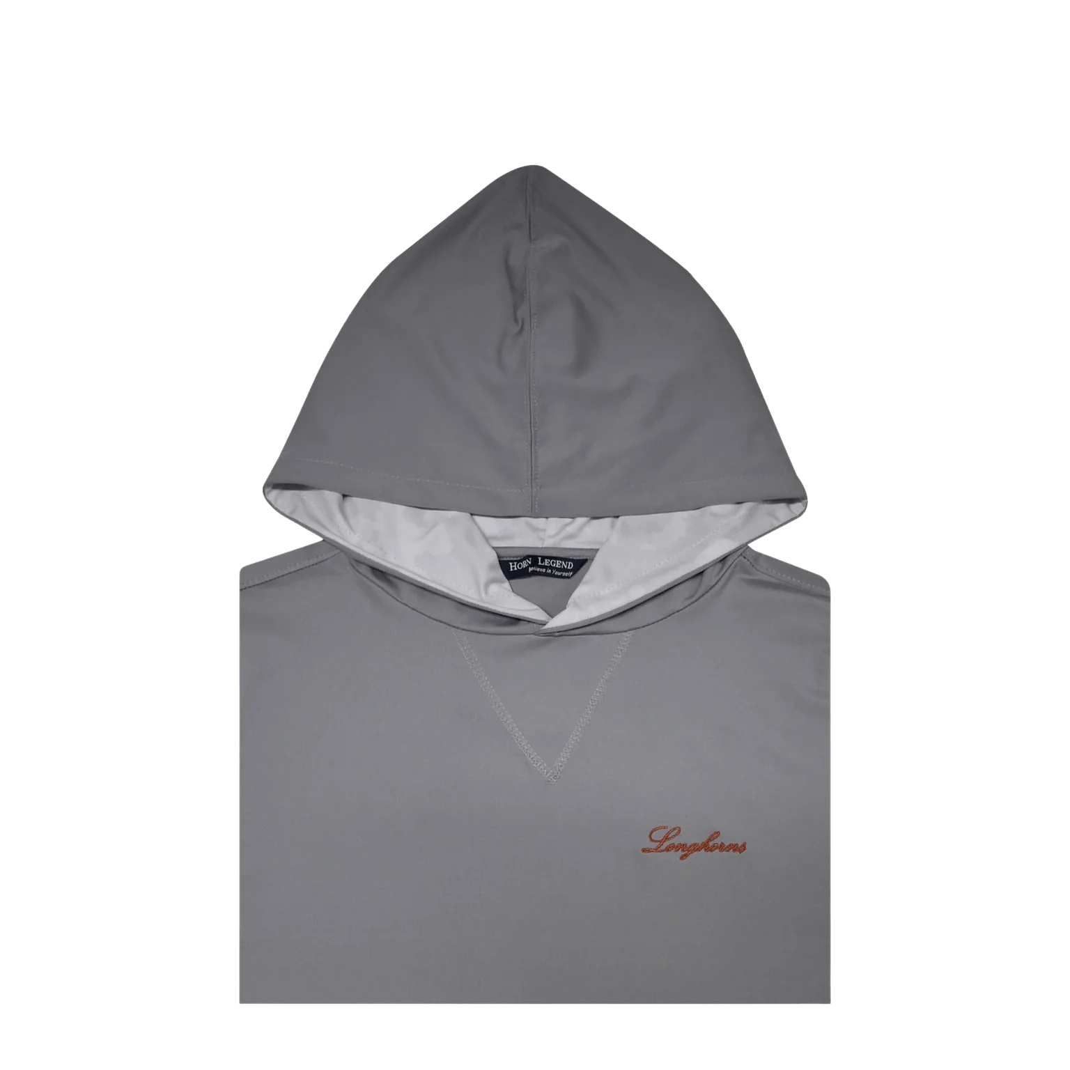 HORN LEGEND GAMEDAY - UNIVERSITY OF TEXAS - AUSTIN - HOODIES GREY / S LONGHORNS CAMO TRIM HOODIE