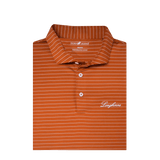 HORN LEGEND GAMEDAY - UNIVERSITY OF TEXAS - AUSTIN - POLOS BURNT ORANGE/WHITE / S LONGHORNS STRIPE POLO